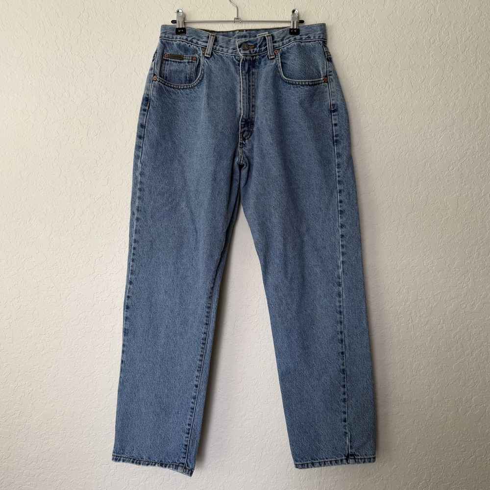 Vintage 90s Calvin Klein Jeans Womens Sz 12 High Waist Stonewash *REPAIRED